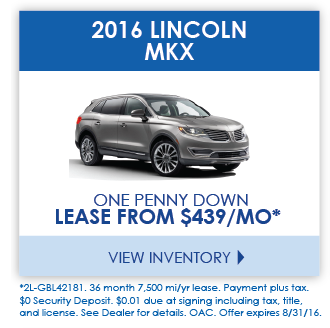 View 2016 Lincoln MKX Inventory
